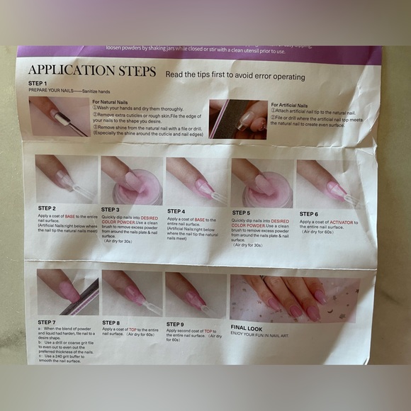 Brand new sealed Azure beauty dip powder bundle! - Picture 3 of 5